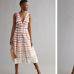 Maeve plaid dress